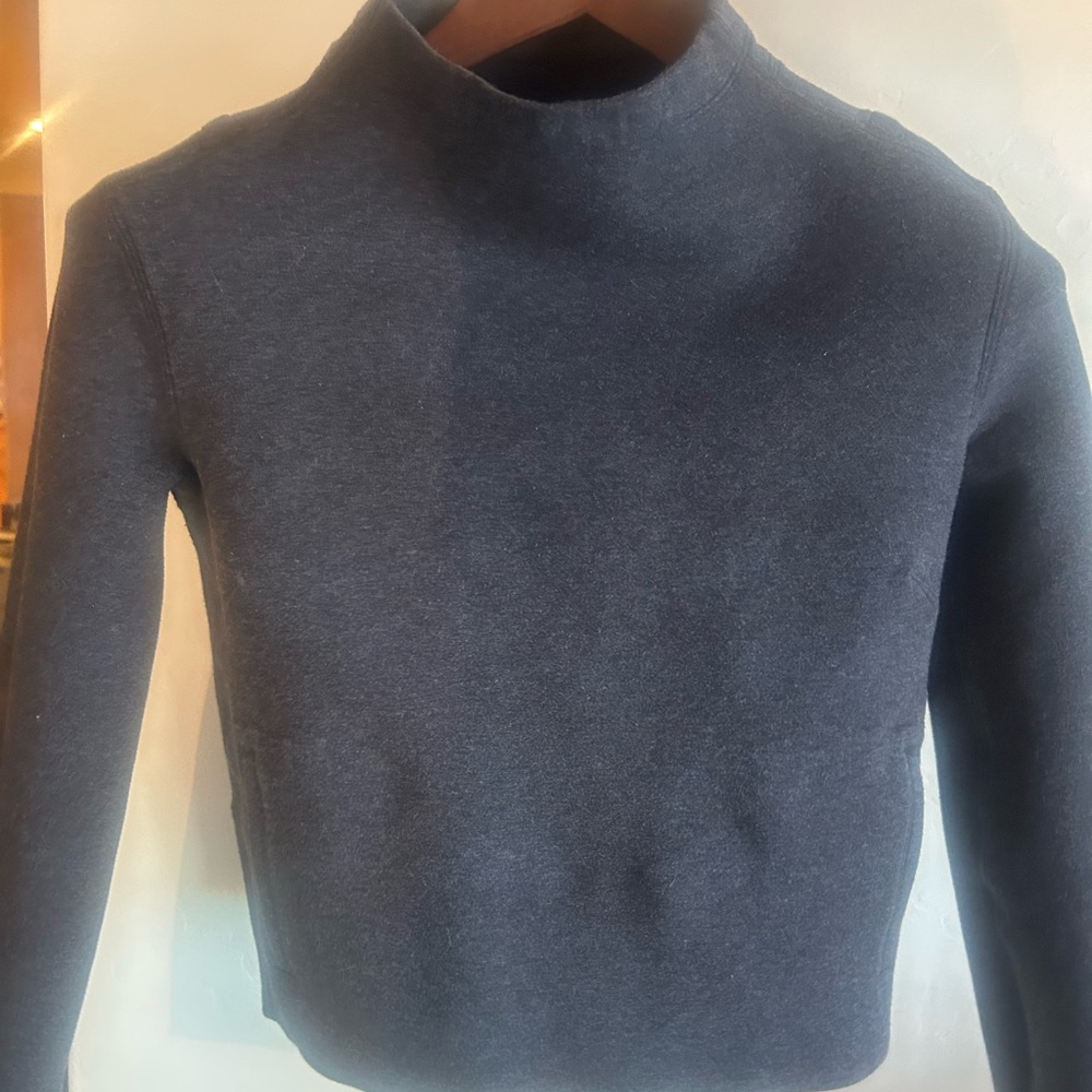 Dark Gray Lululemon High Neck Scuba Sweatshirt